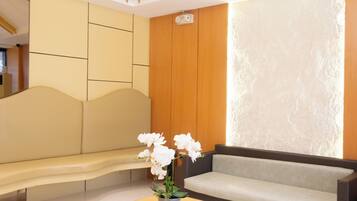 Sitteområde i lobbyen