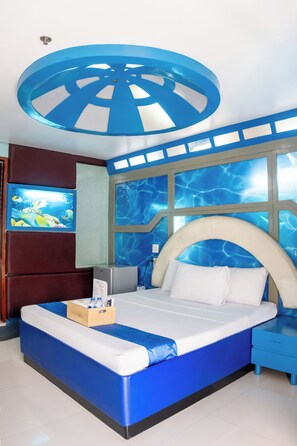 Free WiFi, bed sheets - Hotel DreamWorld Araneta Cubao (Quezon City)