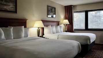 Standard Room, 2 Queen Beds | Premium bedding, pillowtop beds, in-room safe, blackout drapes