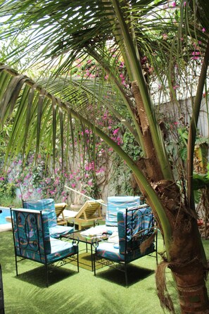 Overnattingsstedets uteområder