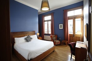 豪華雙人房 | 遮光布/窗簾、免費無線上網、床單