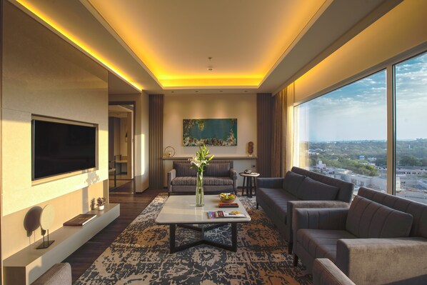 Executive-Suite, 1 Schlafzimmer | Wohnzimmer