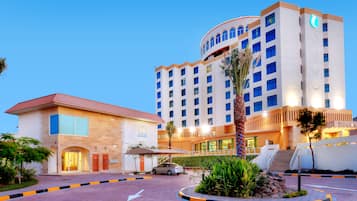 Front of property – evening/night