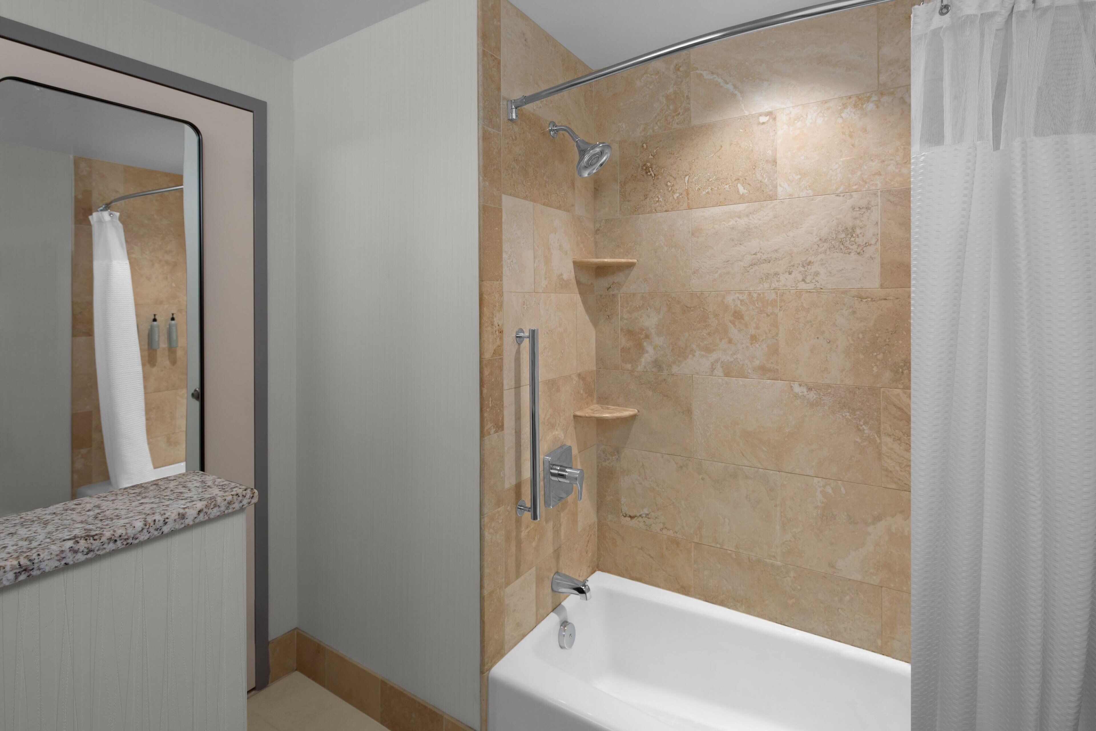 free toiletries, hair dryer, towels, soap