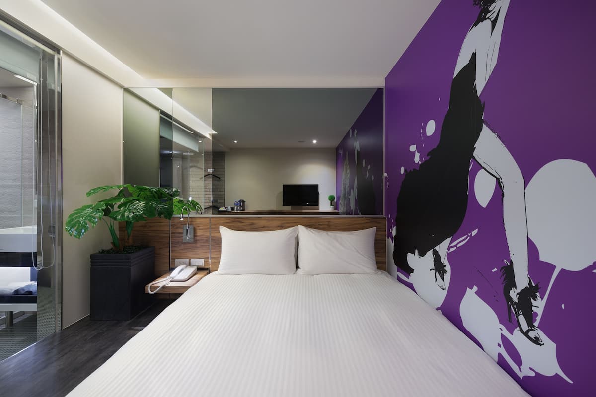 Down duvets, pillow-top beds, individually decorated