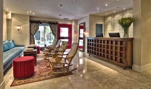 Àrea amb seients del vestíbul