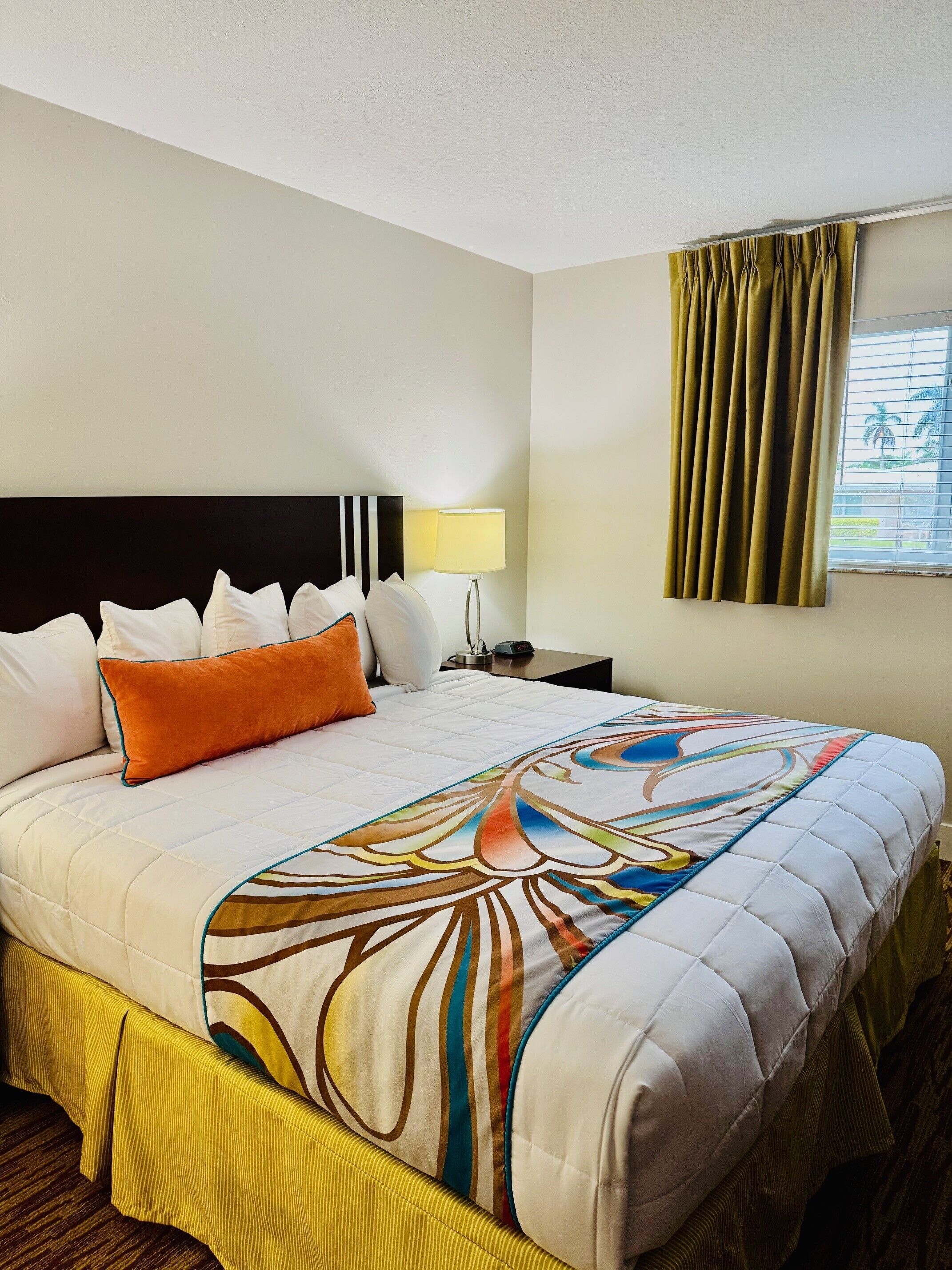 Individually decorated, individually furnished, iron/ironing board