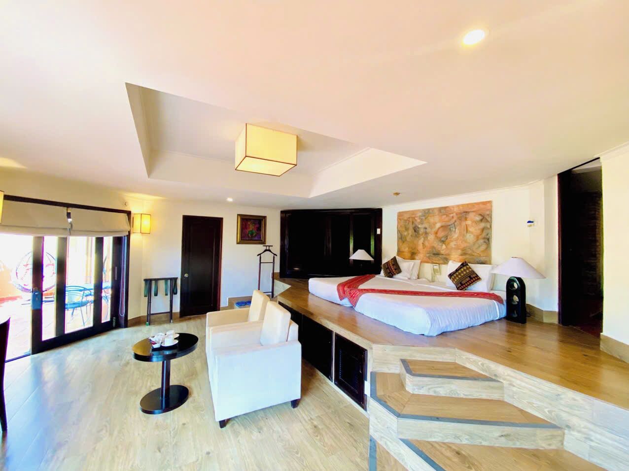 Bungalow – premier (Deluxe) | 1 soverom, sengetøy av topp kvalitet, senger med overmadrass og minibar