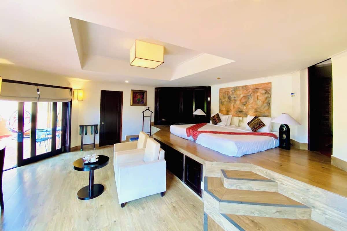 프리미어 방갈로 (Deluxe) | 1 개의 침실, 고급 침구, 필로우탑 침대, 미니바