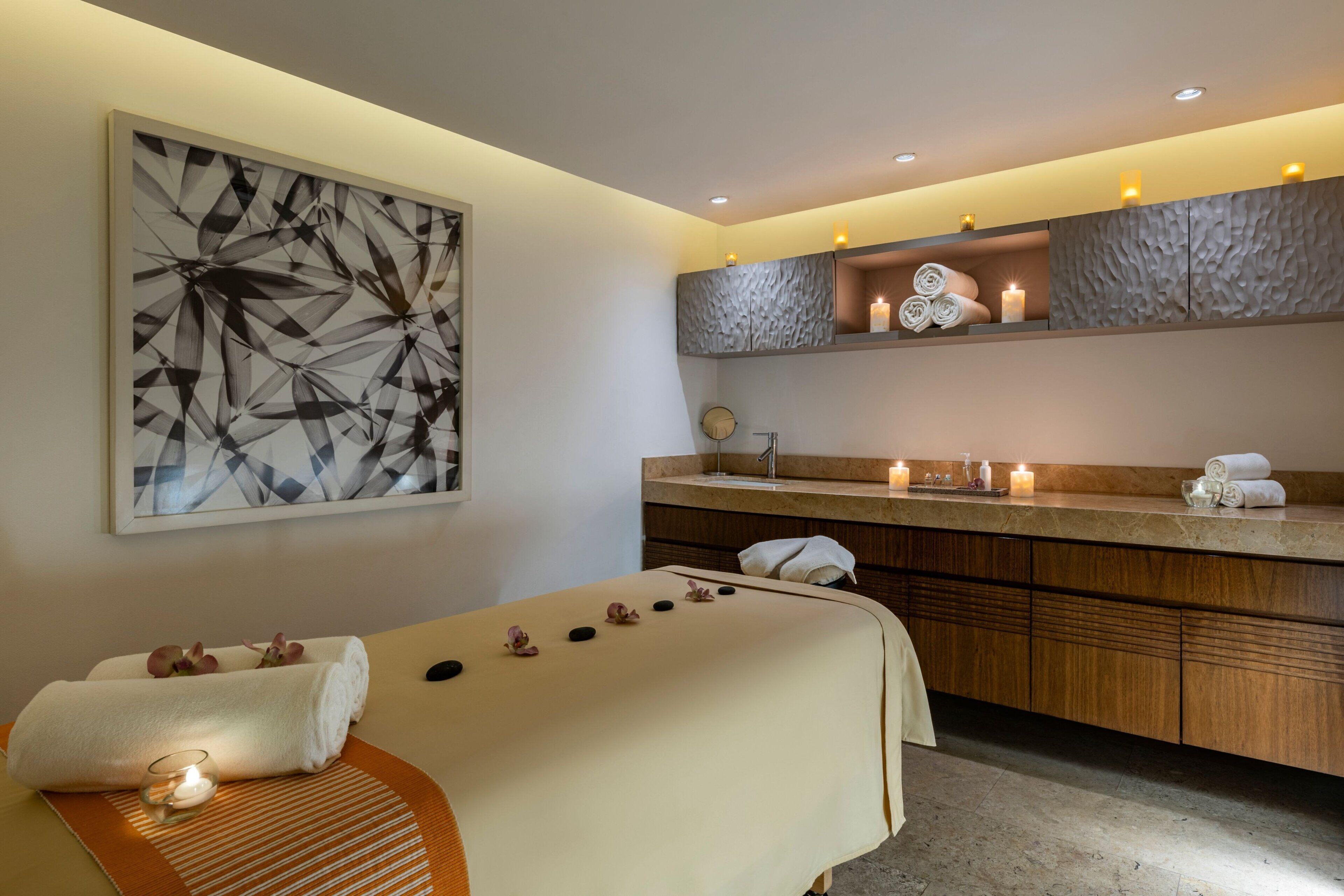 Behandlungsräume für Paare, Sauna, Körperbehandlungen, Aromatherapie