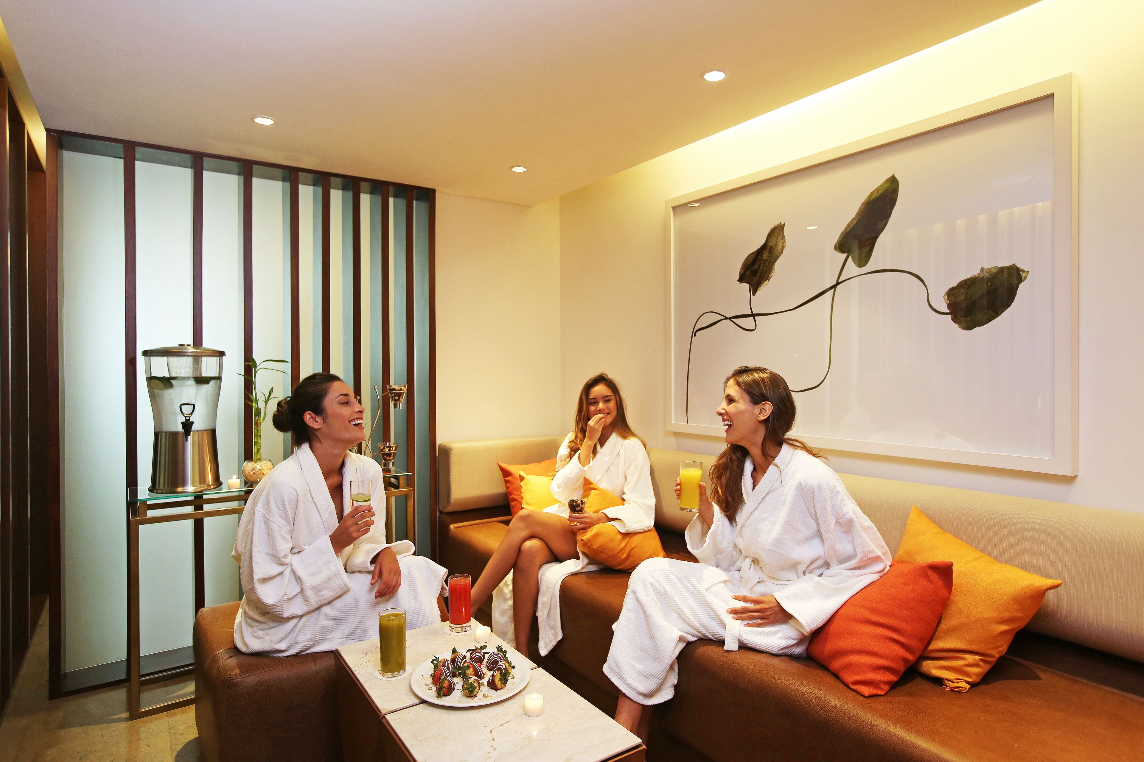 Espace de soins pour les couples, sauna, soins corporels