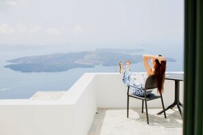 Double Room with Caldera View | Terraza o patio