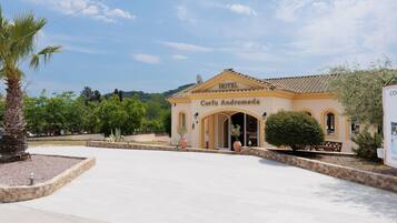 Entrada de la propiedad