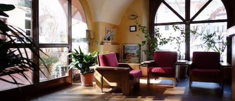 Sala de estar en el lobby