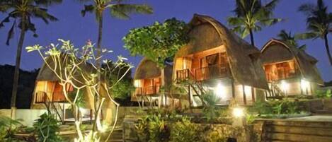 Front of property – evening/night