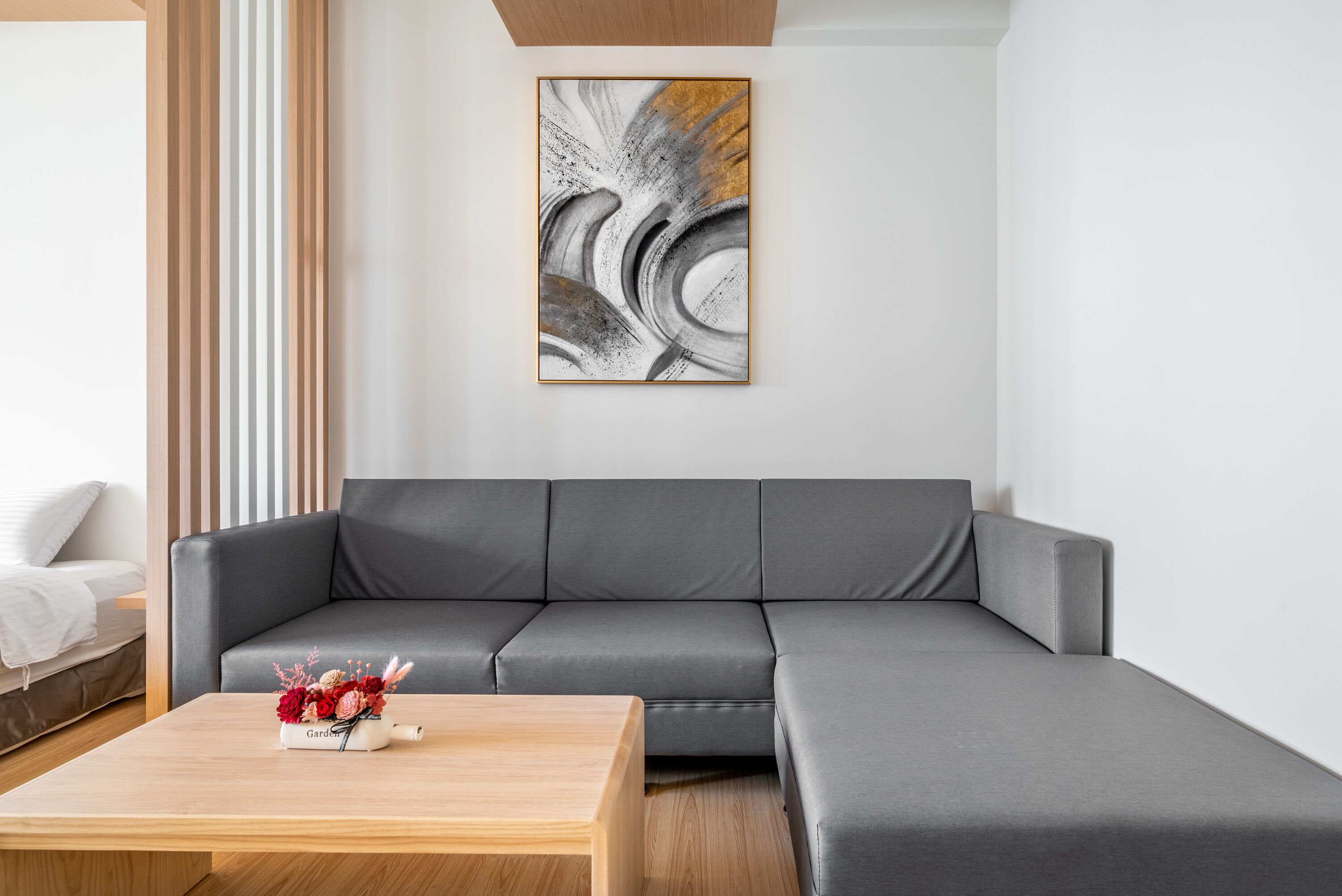 Deluxe-værelse til 4 personer | Dundyner, individuelt design, individuel indretning, skrivebord