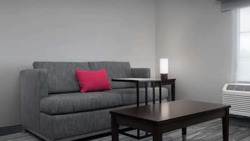 King Studio With Sofa | Living area | 37-inch flat-screen TV with cable channels, TV