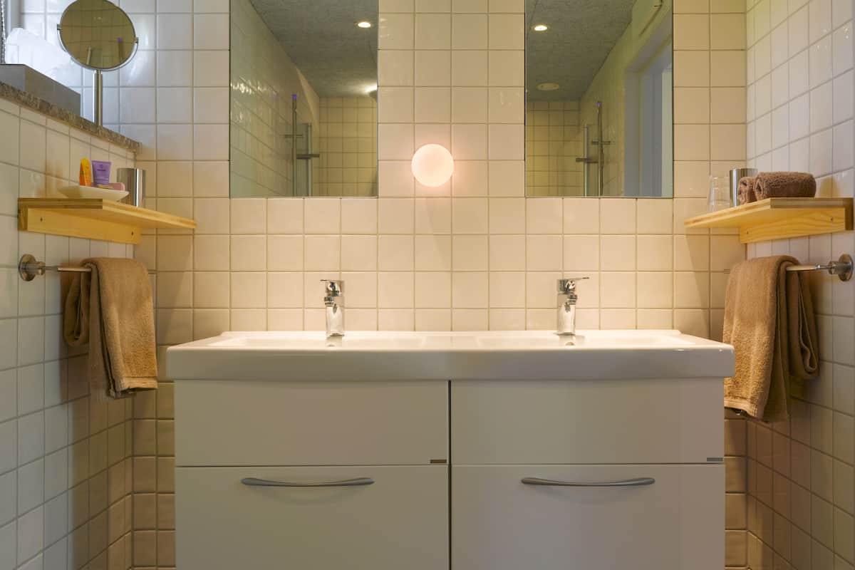 junior suite, 1 bedroom | bathroom | shower, designer toiletries, hair dryer, towels