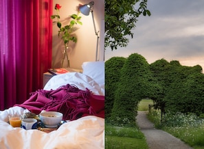 Literie hypoallergénique, couette en duvet d'oie, bureau