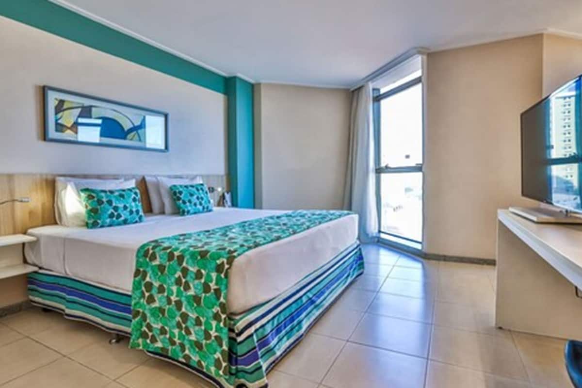 Select Comfort beds, minibar, in-room safe, desk