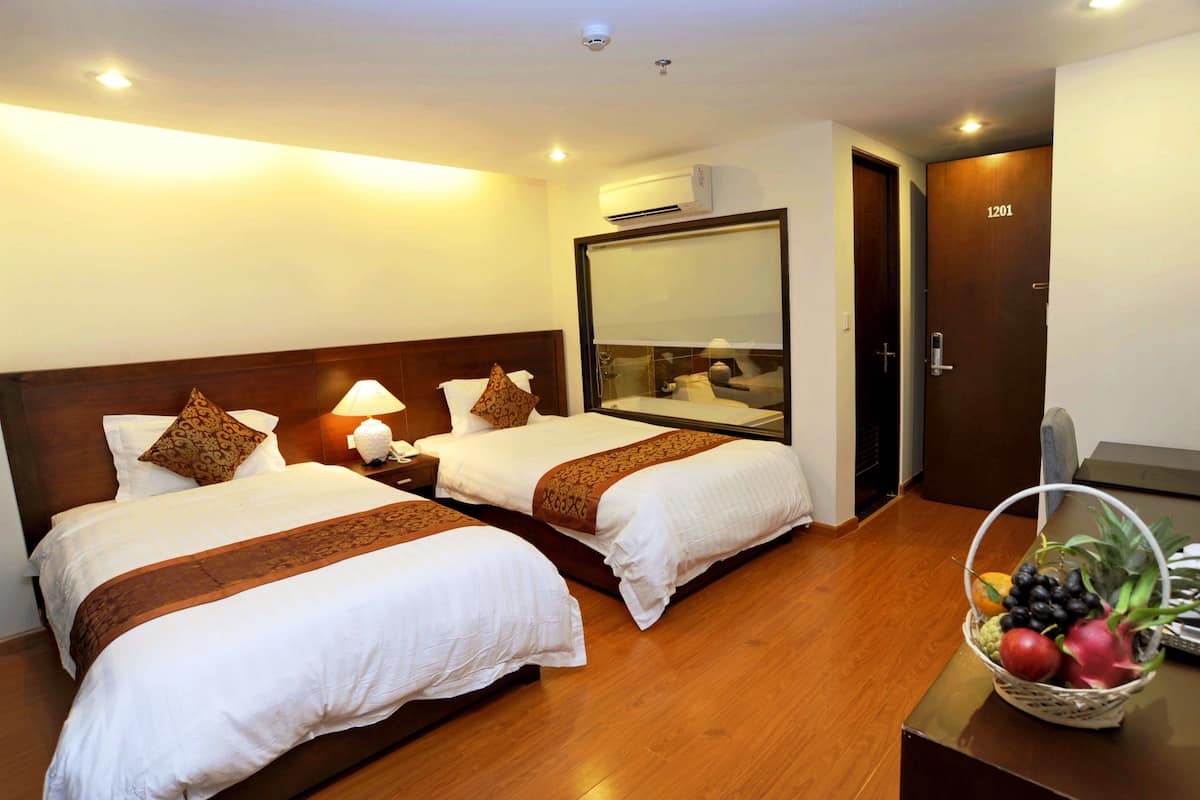 Minibar, in-room safe, desk, blackout drapes