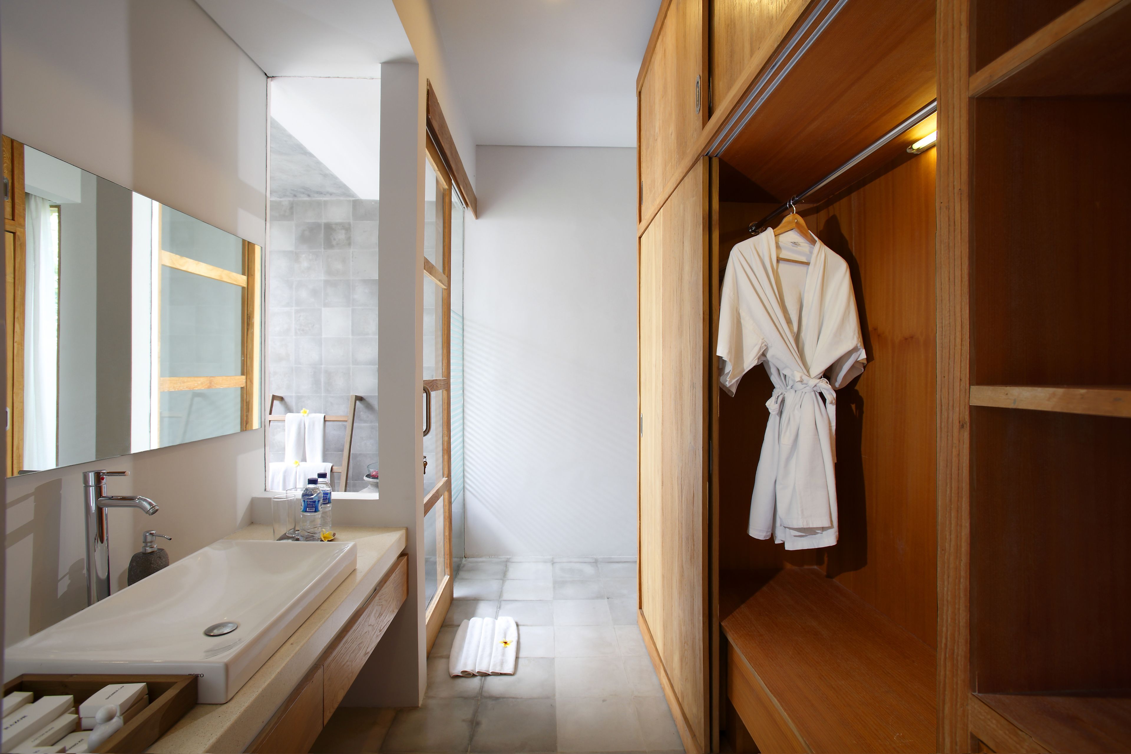 villa, 1 bedroom, private pool (free daily afternoon tea) | bathroom | shower, rainfall showerhead, free toiletries, hair dryer