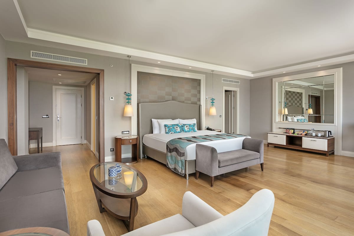 Deluxe Room | Minibar con artículos gratuitos, caja fuerte, escritorio