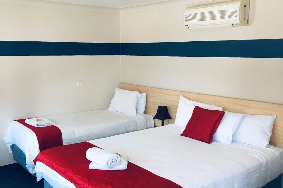 Minibar, desk, laptop workspace, iron/ironing board