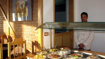 Gratis morgenmadsbuffet hver dag