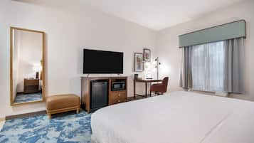 In-room safe, desk, blackout curtains, iron/ironing board