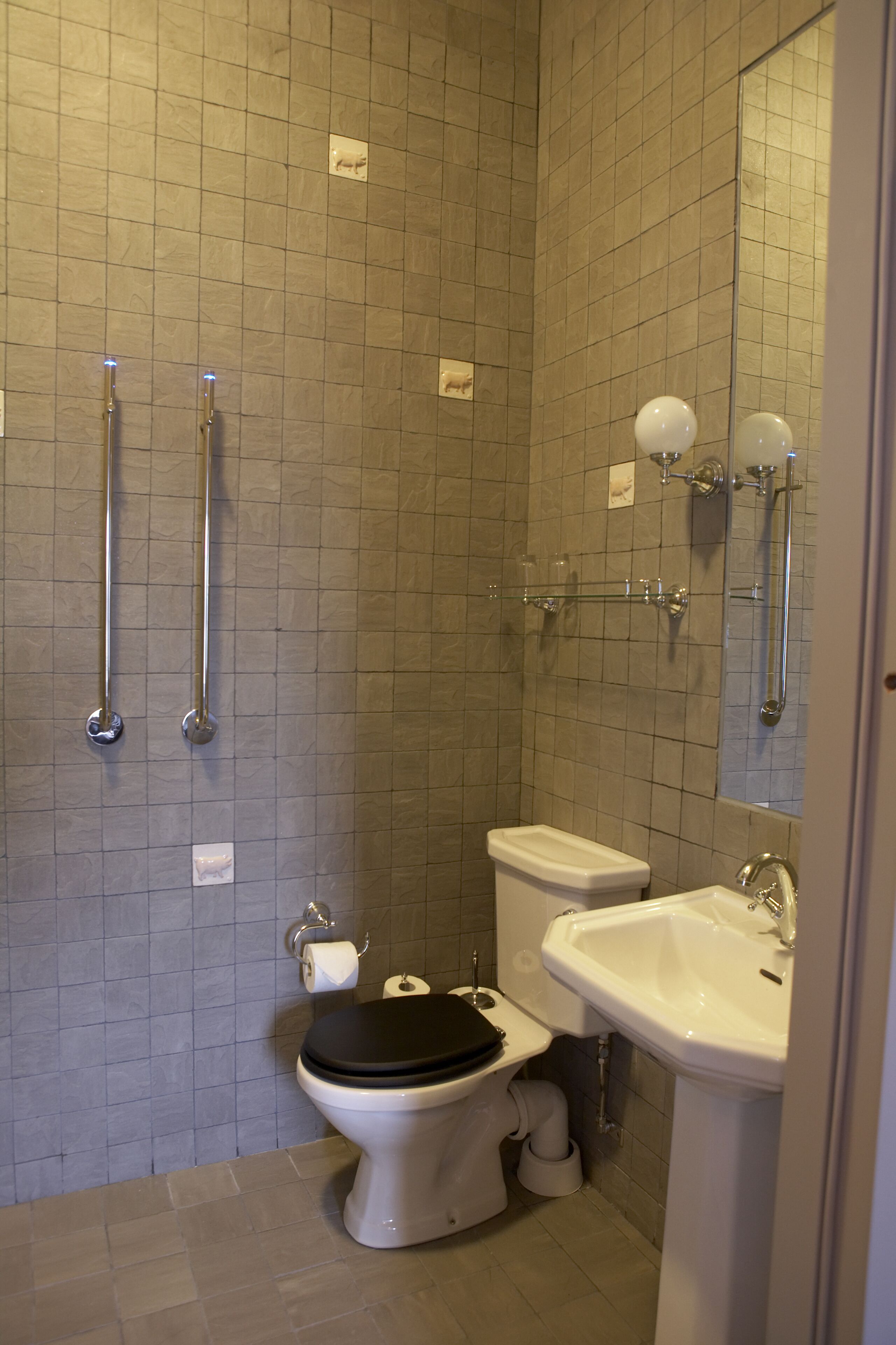 shower, rainfall showerhead, hair dryer, towels