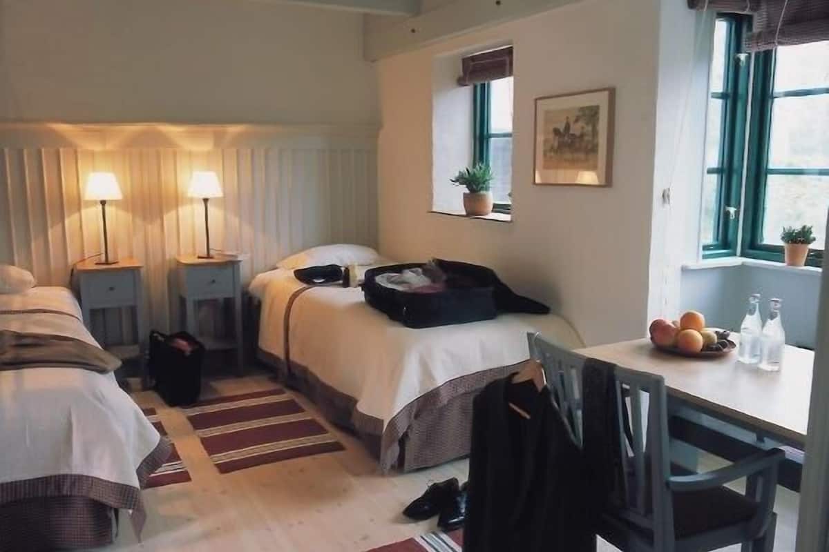 family room (etage) | hypo-allergenic bedding, blackout curtains, soundproofing