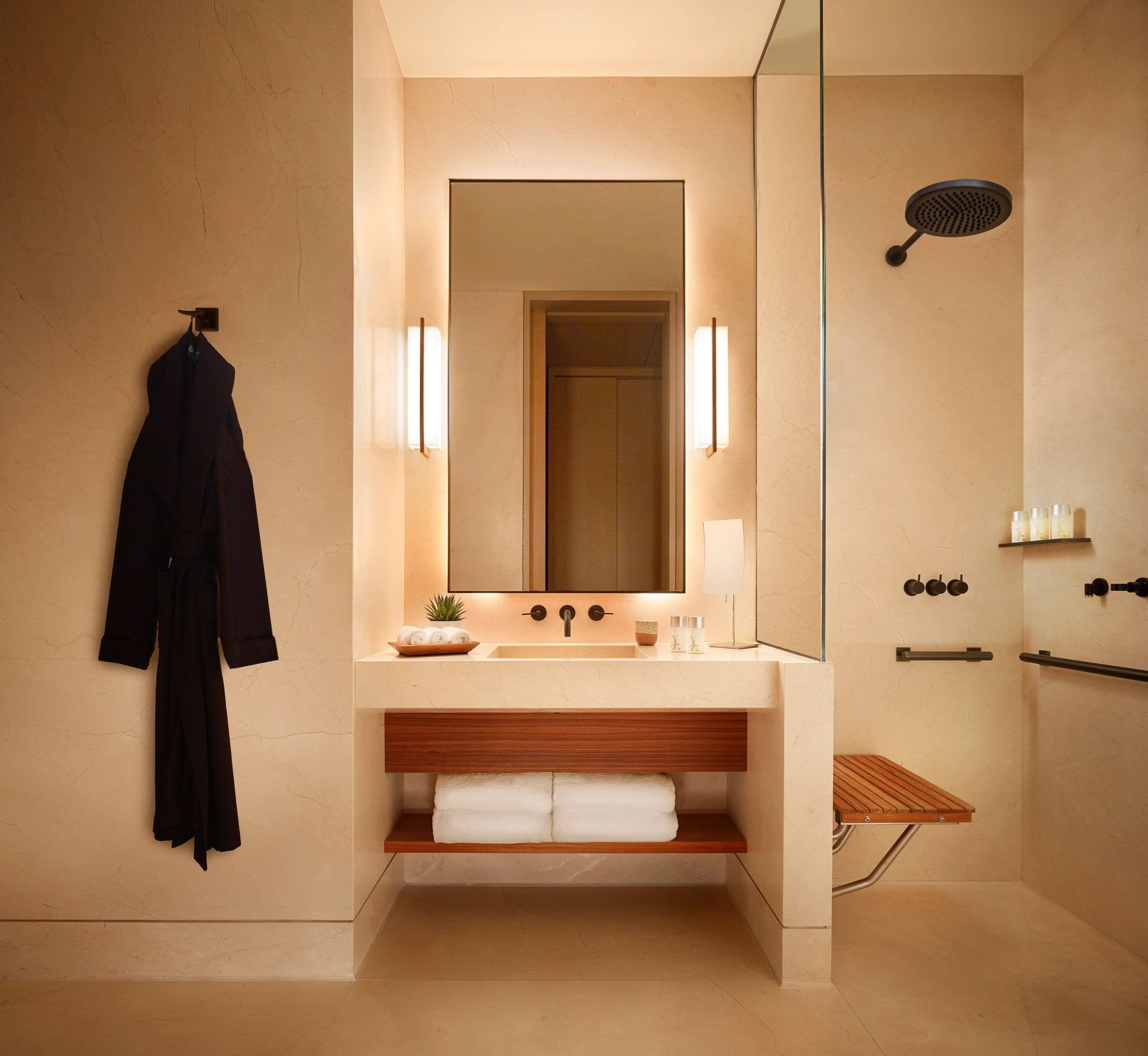 ryokan suite ada | bathroom | designer toiletries, hair dryer, bathrobes, slippers