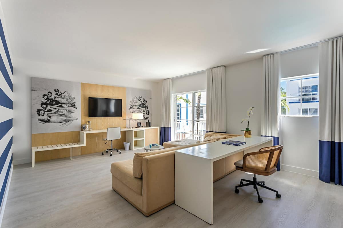 Suite, 1 Schlafzimmer, Poolblick