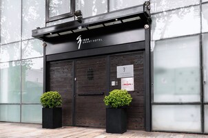 Majoituspaikan julkisivu