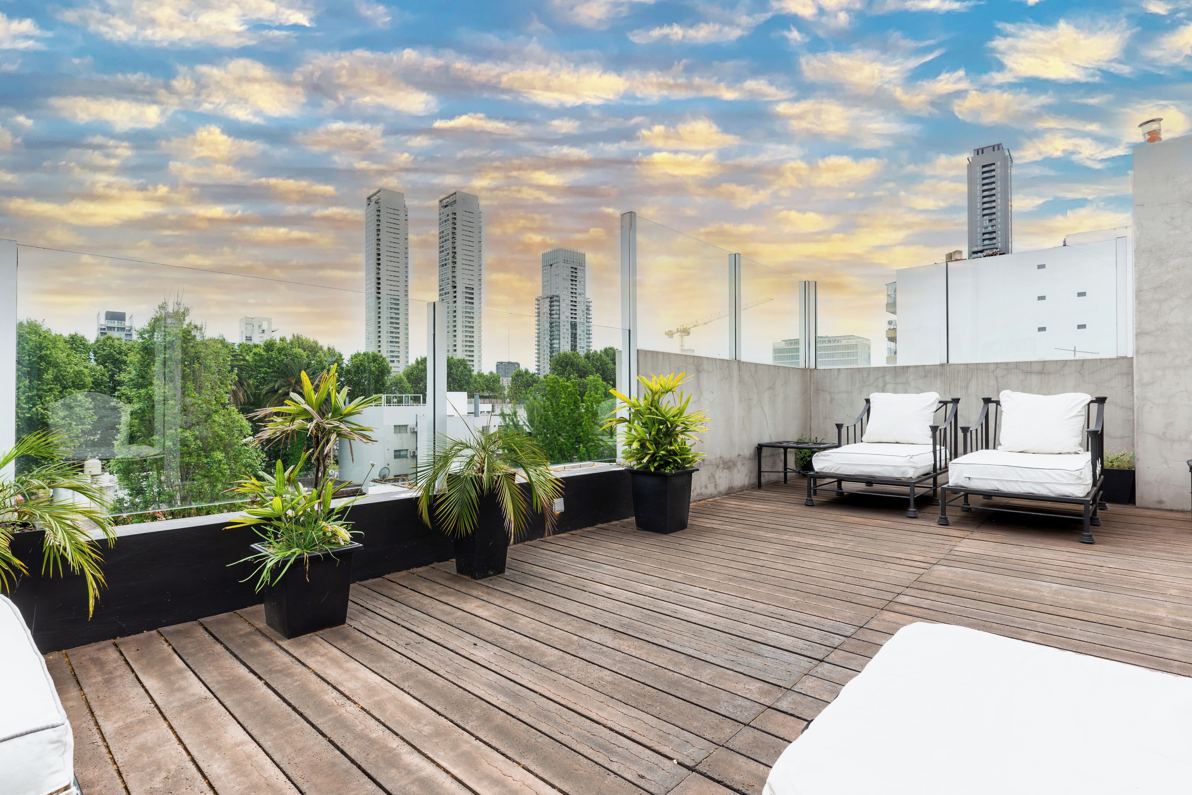 Terraza en la azotea