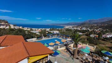 Vue depuis lâhĂ©bergement