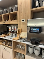 Daily buffet breakfast (EUR 10 per person)