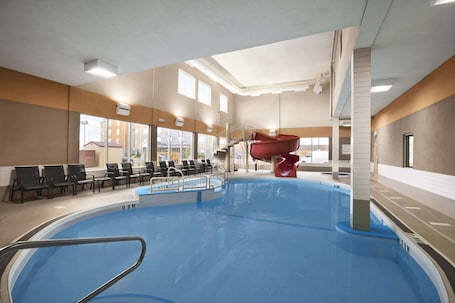 Indoor pool, a heated pool