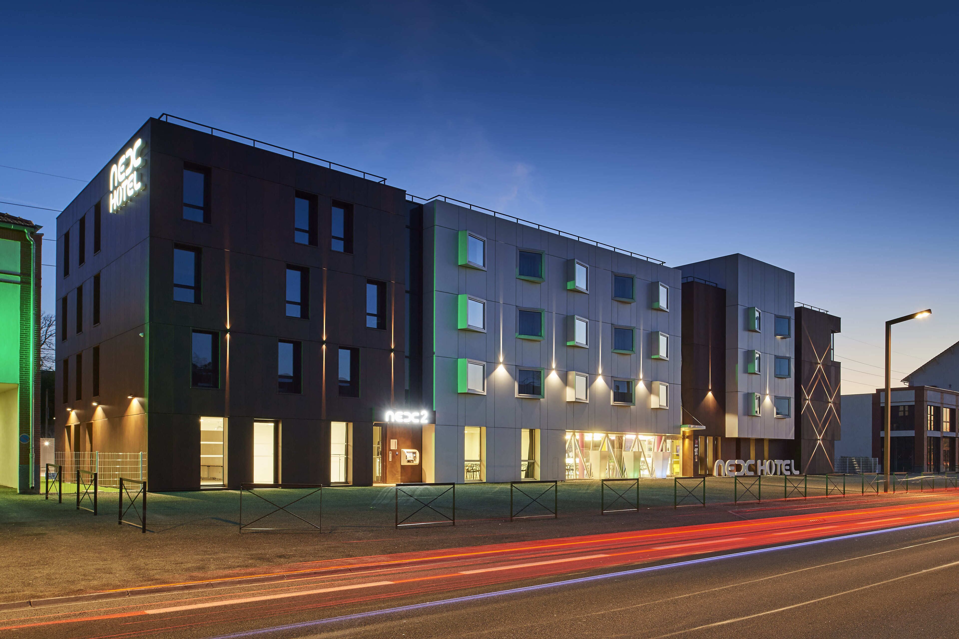 front of property – evening/night