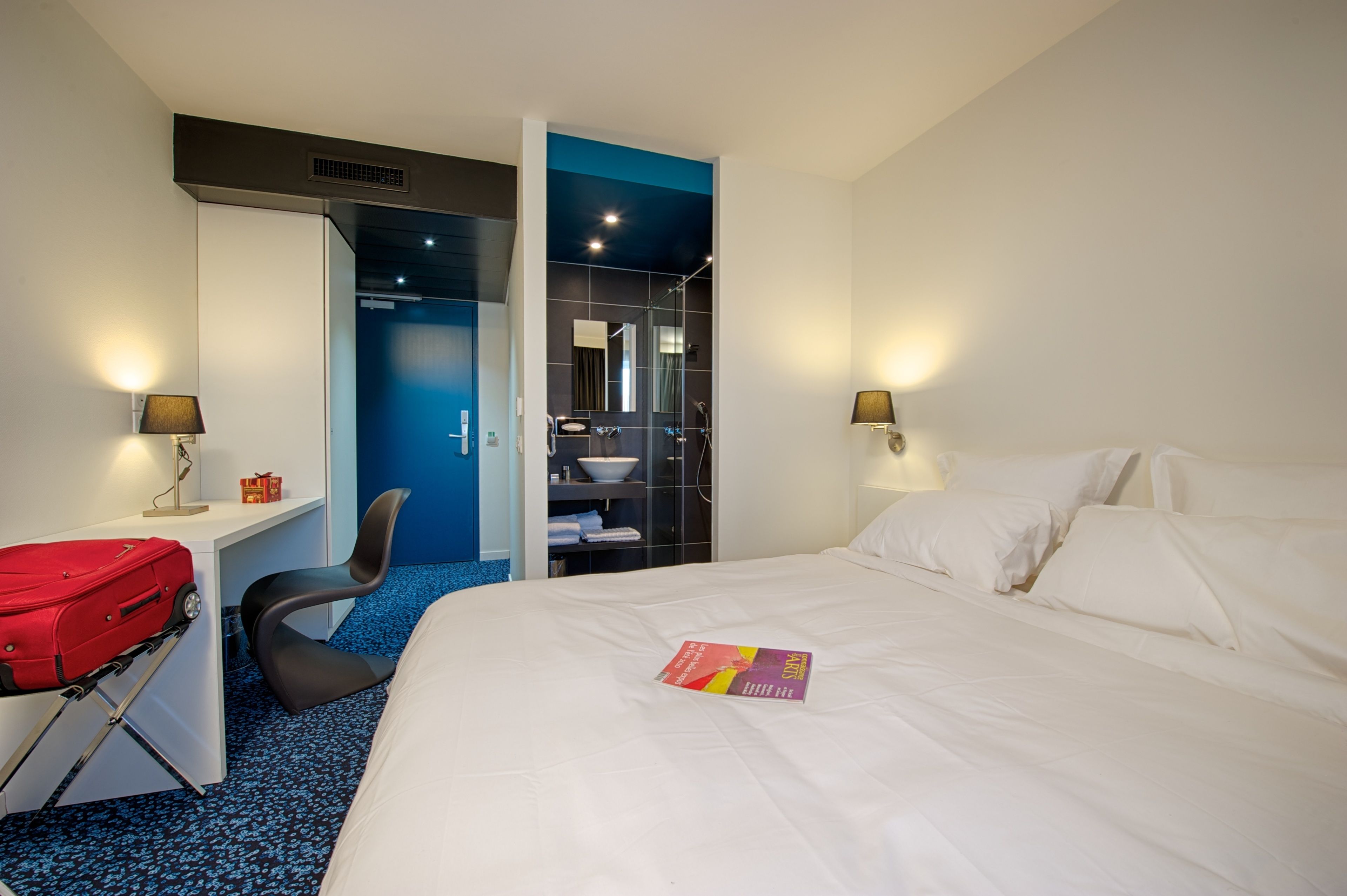 deluxe double room | premium bedding, in-room safe, desk, soundproofing