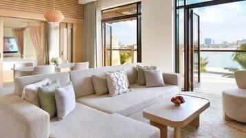 Signature Suite, 1 King Bed with Sofa bed, Sea View (1 bedroom - Palm), Adults Only