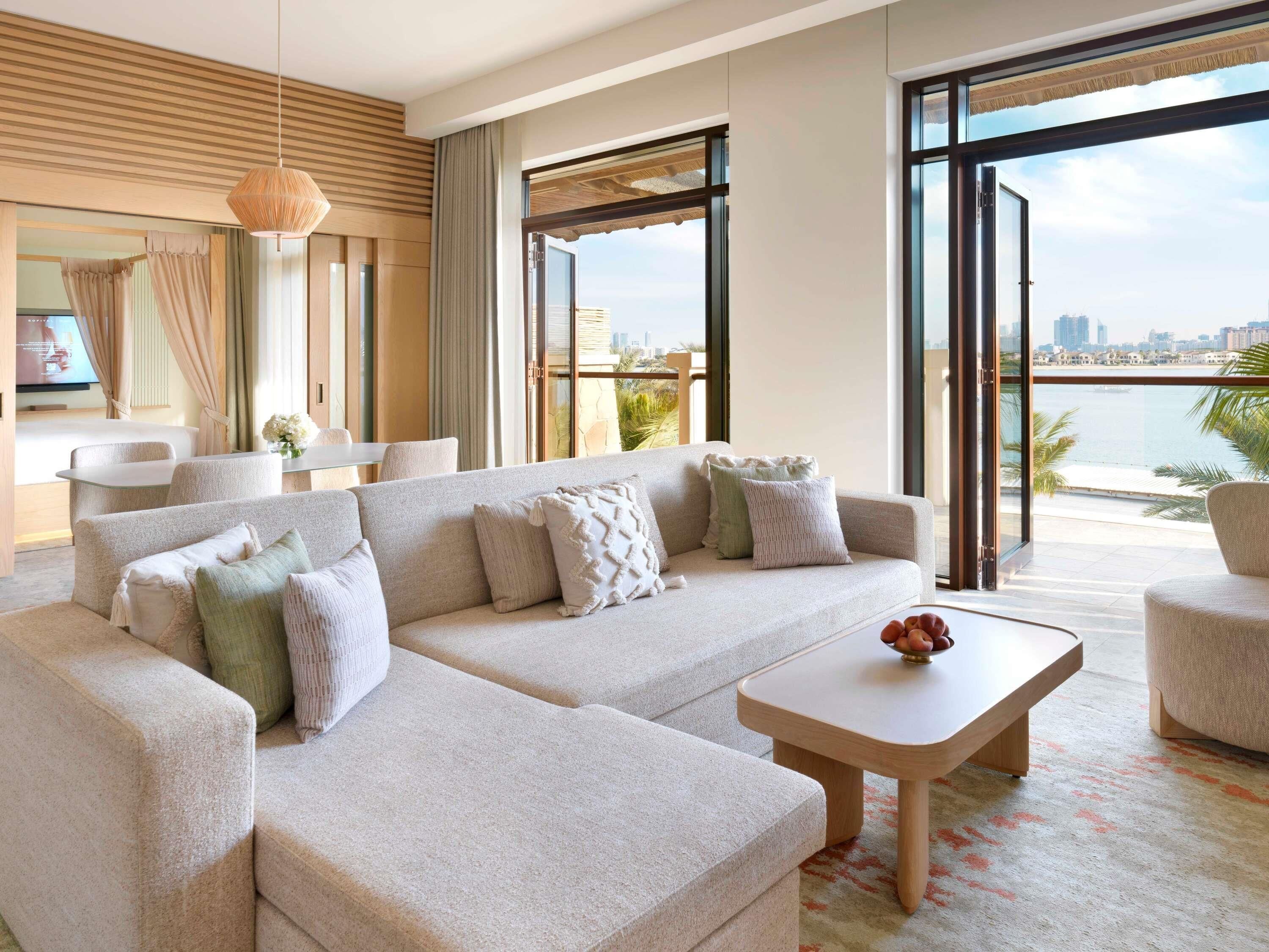 Signature Suite, 1 King Bed with Sofa bed, Sea View (1 bedroom - Palm), Adults Only | Egyptian cotton sheets, premium bedding, minibar, in-room safe