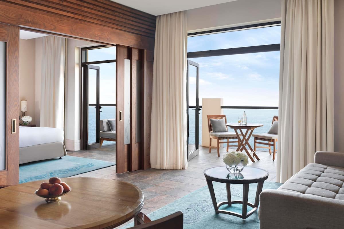 family apartment, 1 bedroom, kitchen, sea view | 1 bedroom, egyptian cotton sheets, premium bedding, minibar