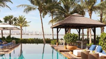 Deluxe Villa, 4 Bedrooms, Private Pool, Beachside (Riviera) | 1 bedroom, Egyptian cotton sheets, premium bedding, minibar