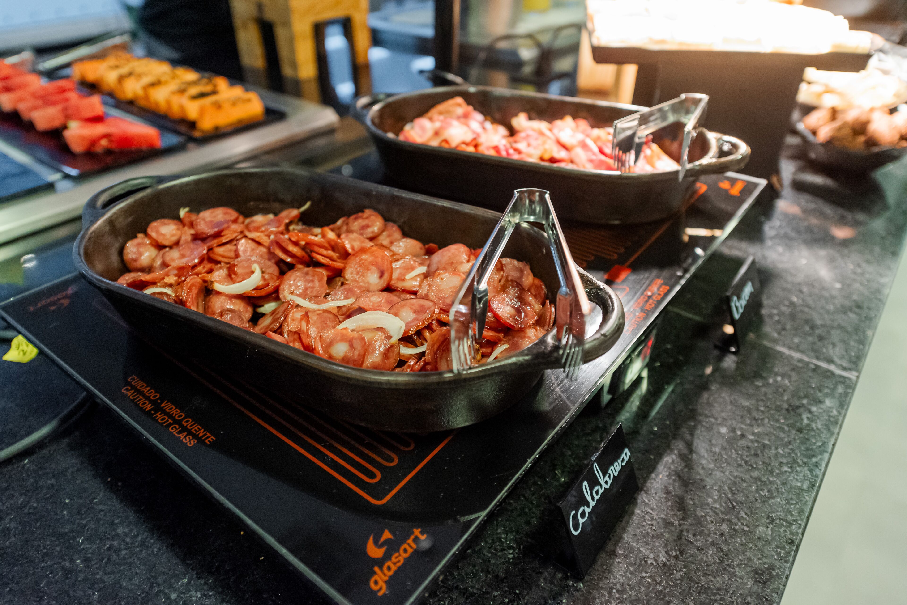 Desayuno continental diario (BRL 53.00 por persona)