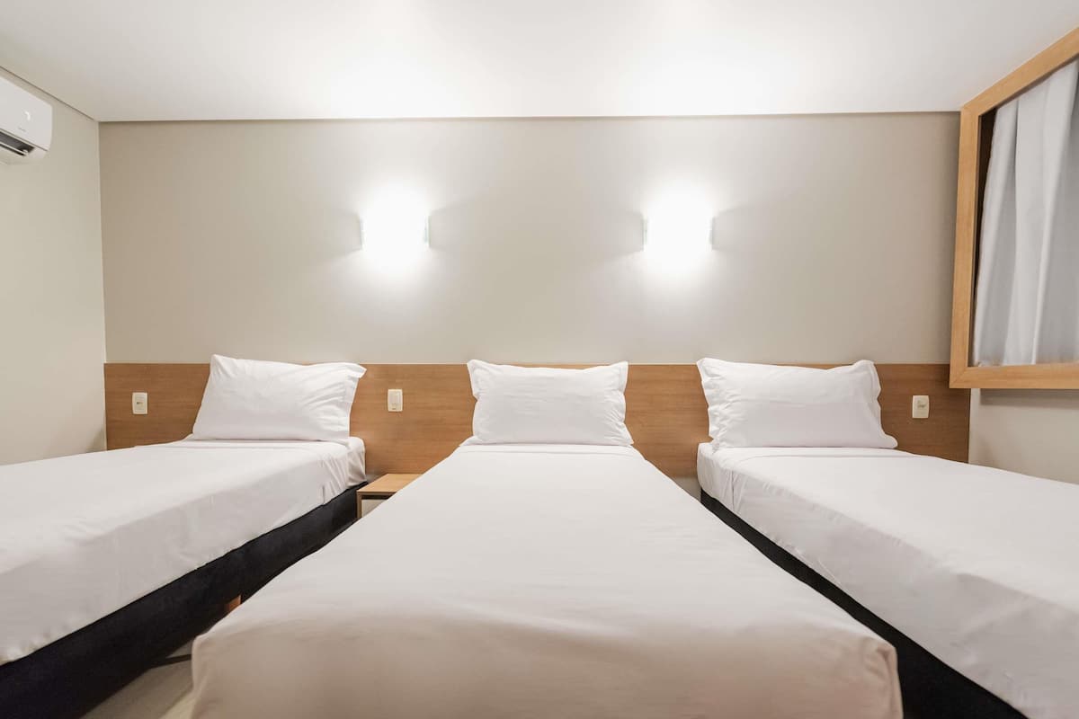 Standard Apartment, 3 Twin Beds | Minibar, in-room safe, desk, blackout drapes