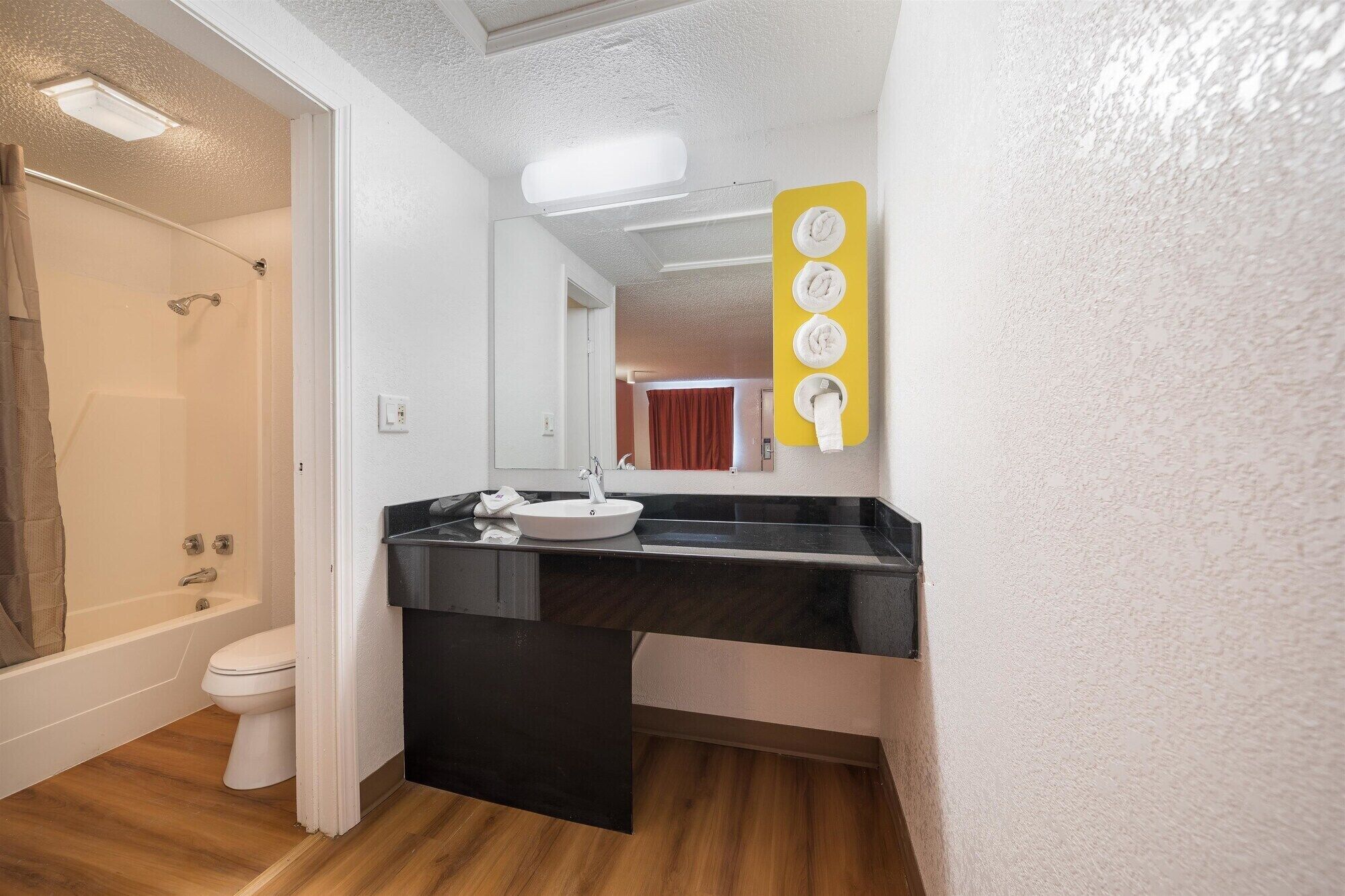 Shower, hair dryer (on request), towels