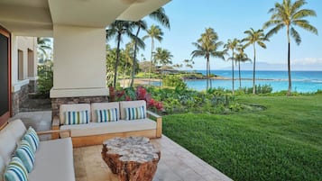 Signature Room, 4 Bedrooms, Oceanfront | Premium bedding, in-room safe, desk, laptop workspace