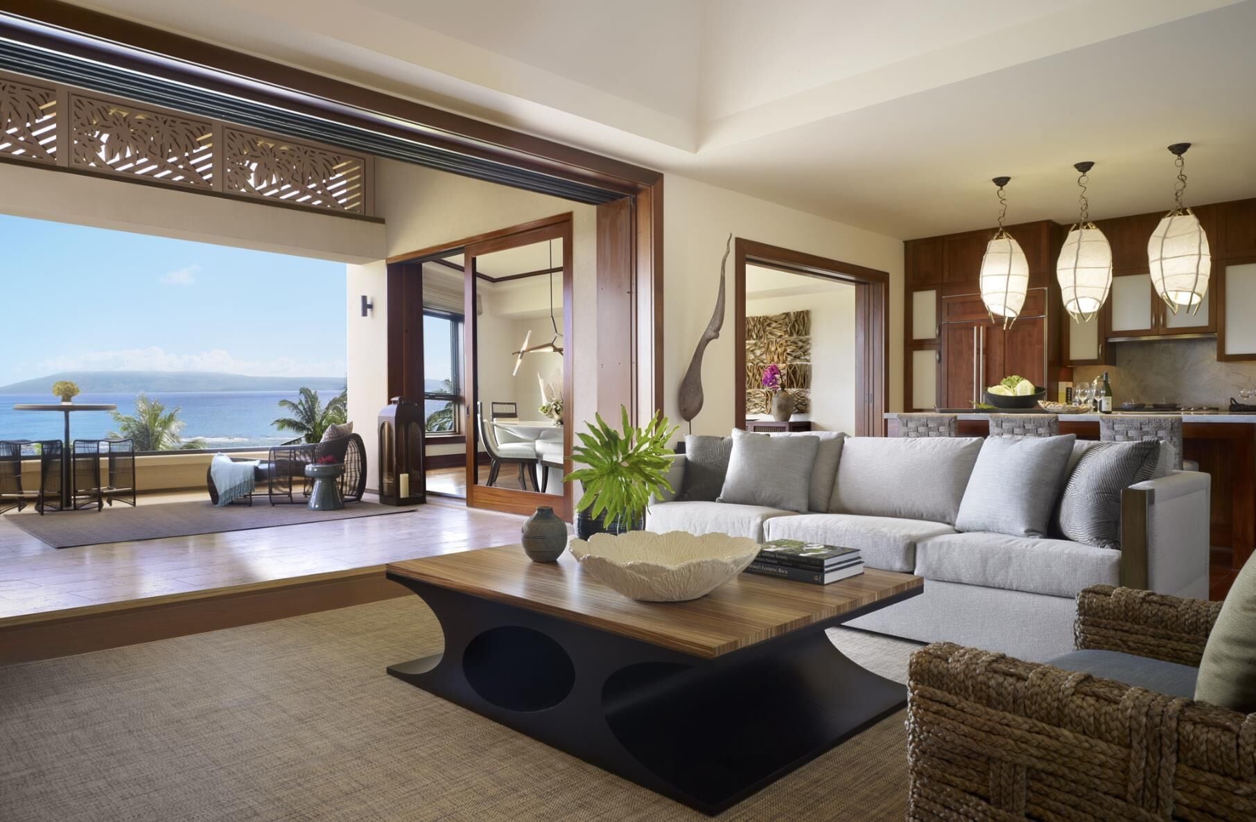 Villa Grand, 3 habitaciones, cocina, vista al océano (Grand Residence, Premier Ocean View) | Ropa de cama de alta calidad y caja de seguridad en la habitación 